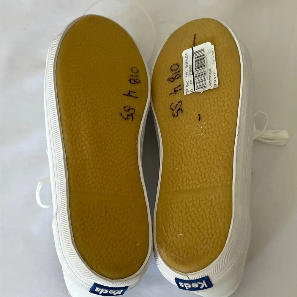 Keds Classic White Sneakers with Memory Foam